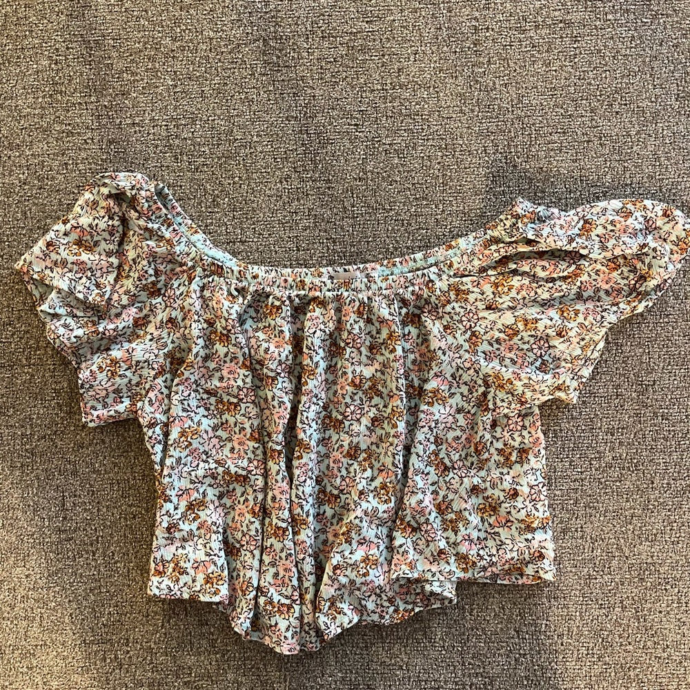 Floral crop top